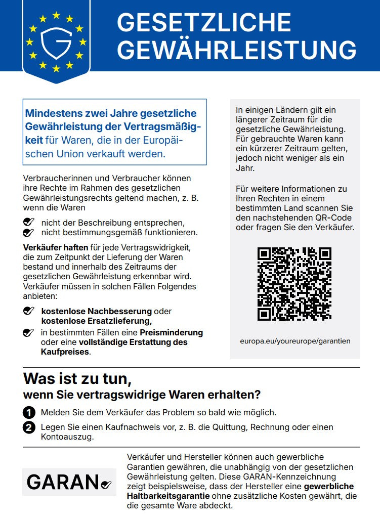 Deine gesetzlichen Gewährleistungsrechte